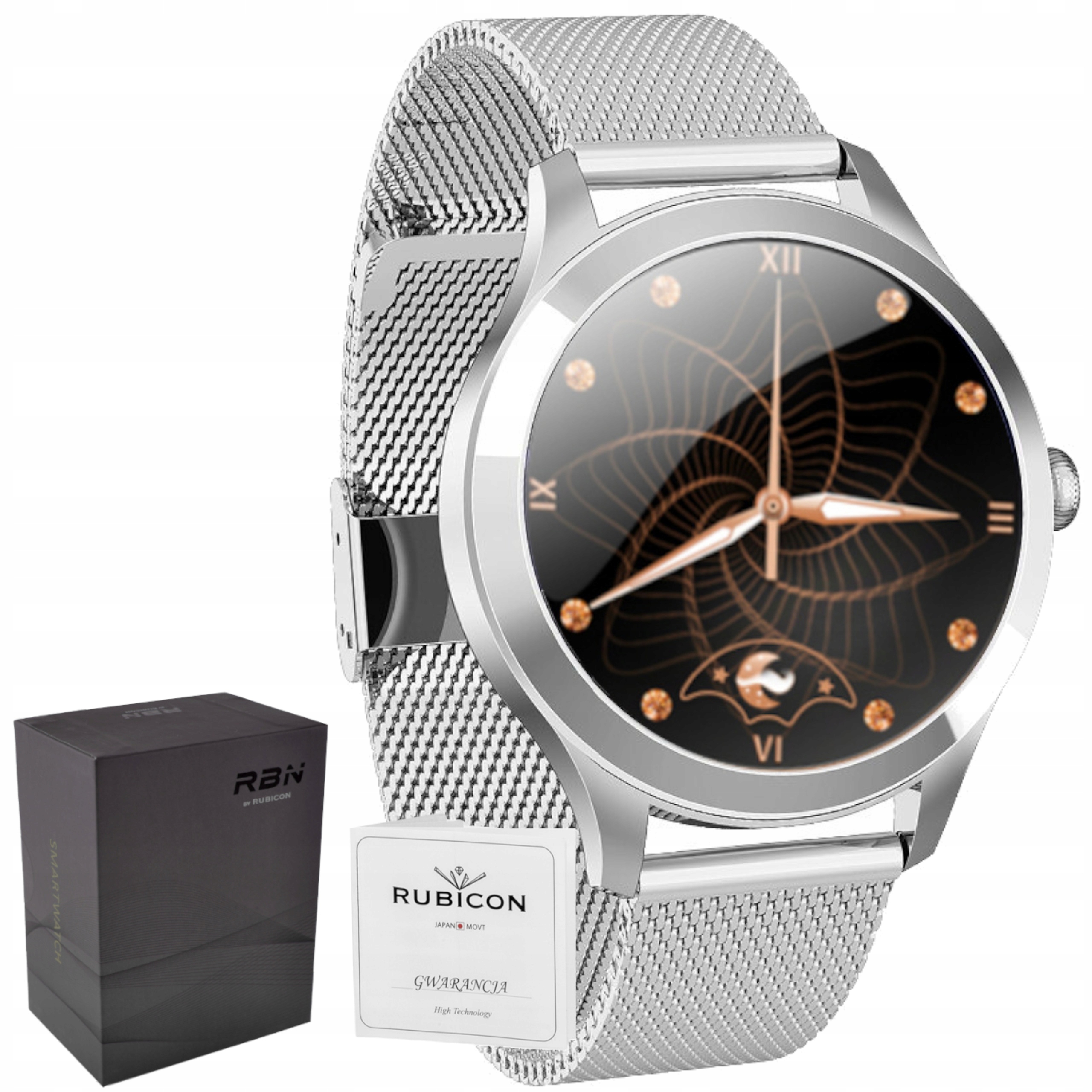 

Smartwatch Rubicon Damski Trener Kalorie Muzyka