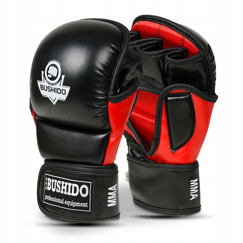 Rękawice Sparingowe Mma Dbx Bushido Czarno/Czerwone roz. S/m