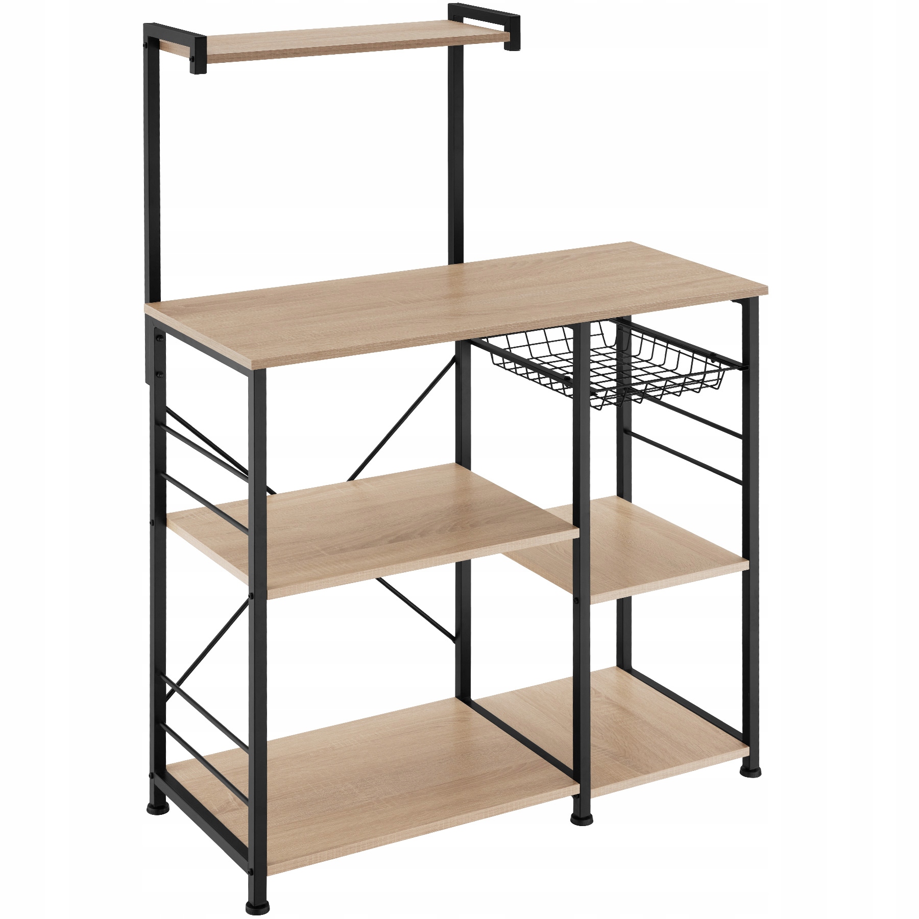 

Regał kuchenny industrialny Crawley jasny 404755
