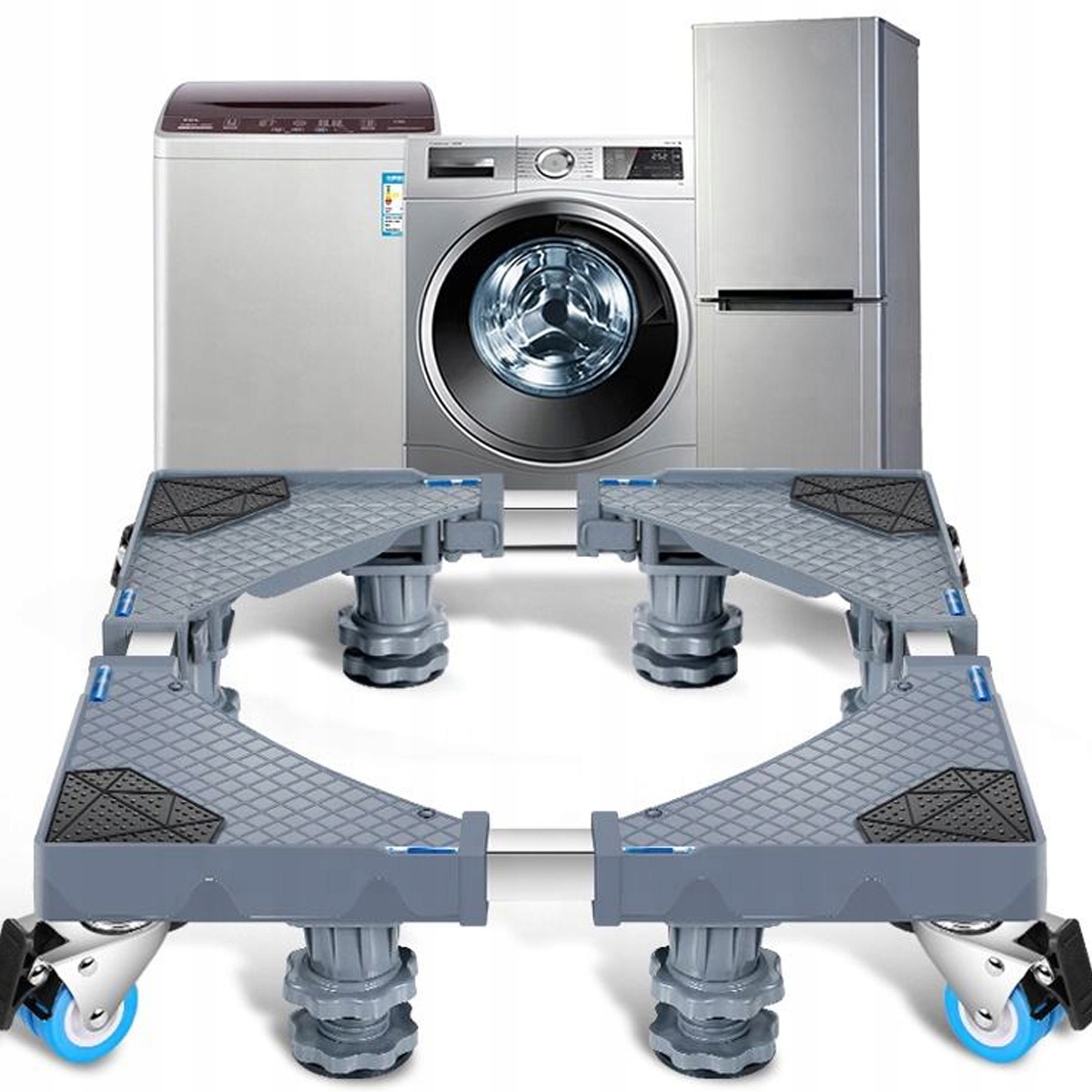 Podstawa Pod Pralkę Lodówkę Antywibracyjna Regulowana Kółka