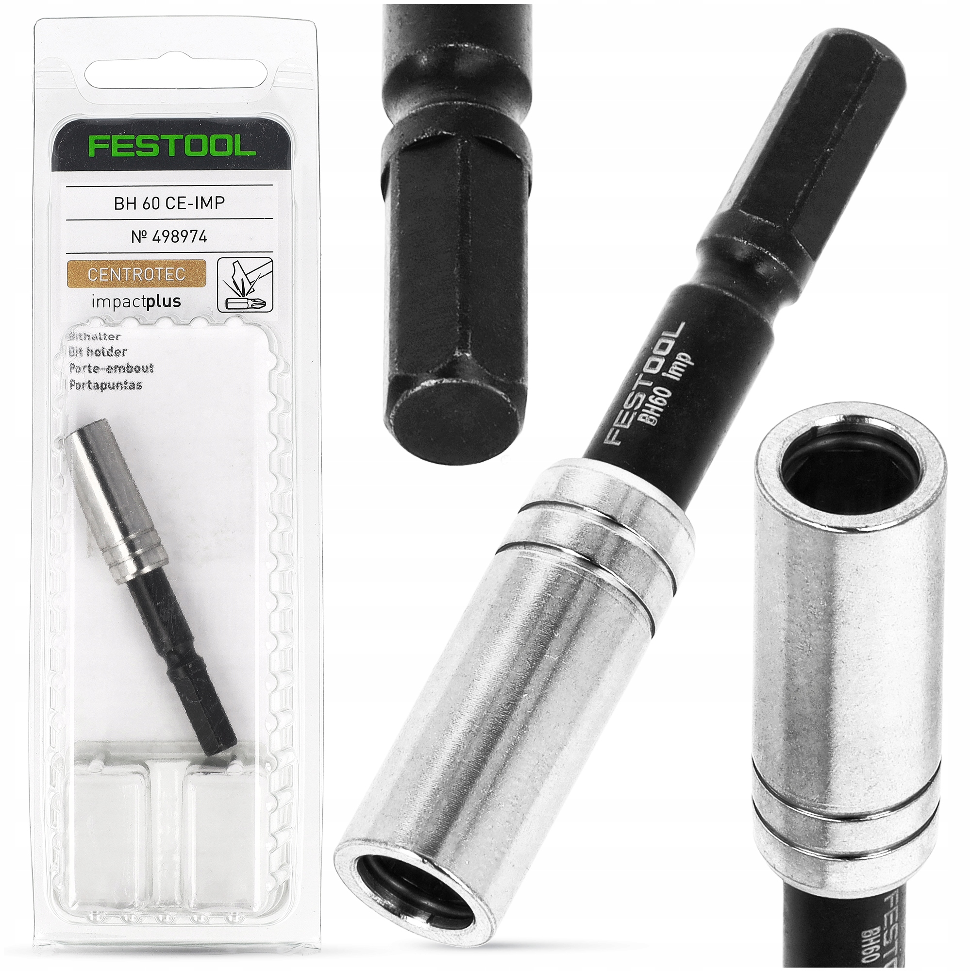 Magnetický Držák Festool Bh 60 CE-Imp Pro Bity Prodlužovací Adaptér Magnet
