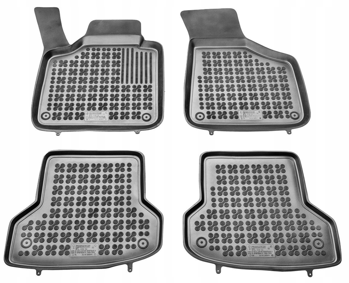 Gumové autokoberce Audi A3, S3, II, 2003-2013