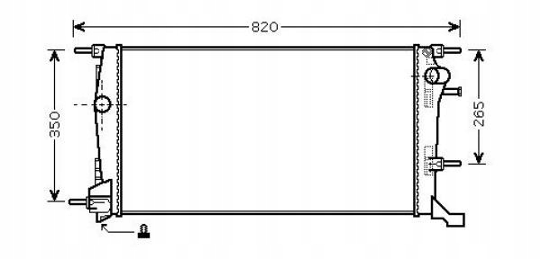 Chłodnica Renault Megane 3 11.2008-