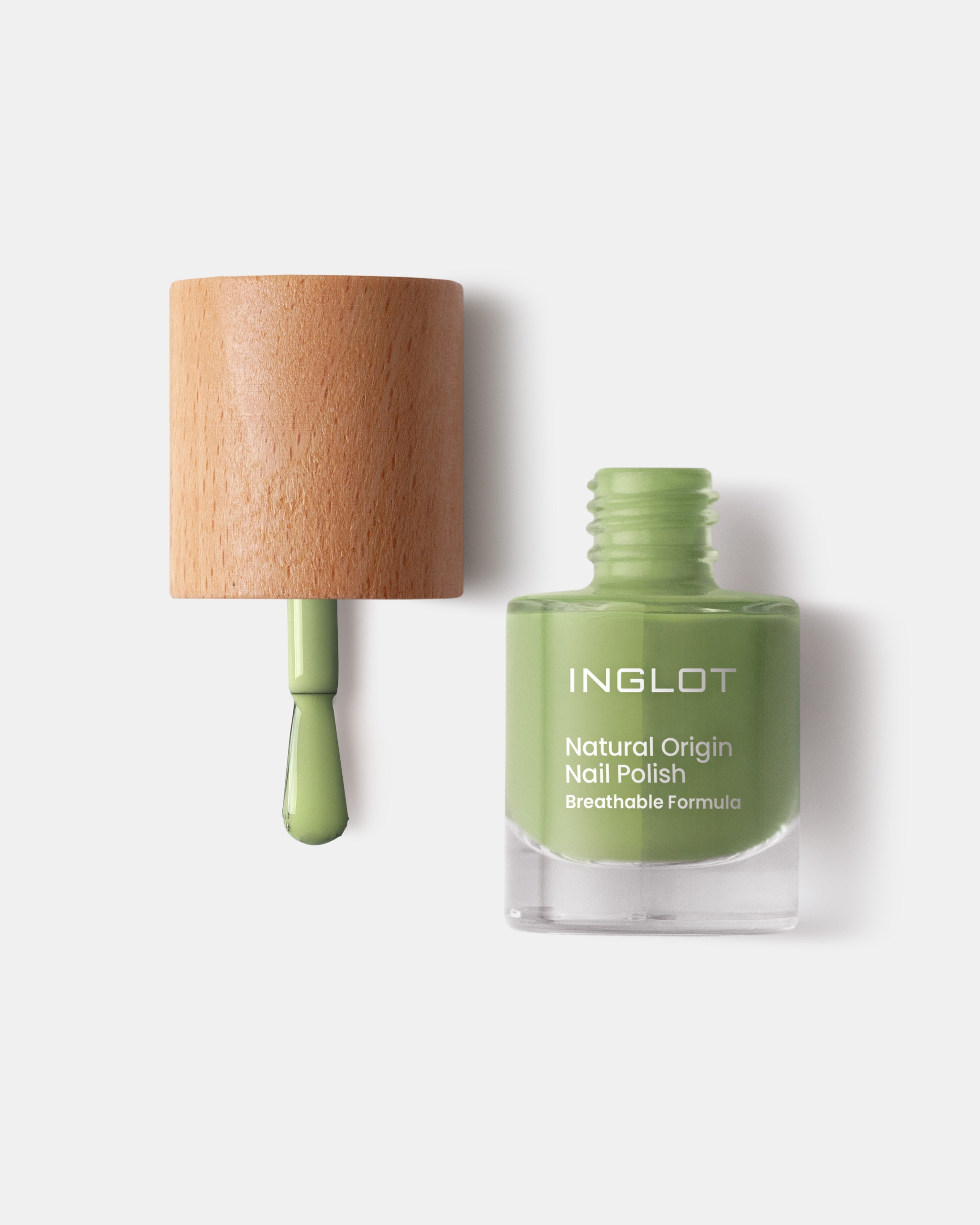 Lak na nehty Natural Origin Jungle Green 044 Inglot