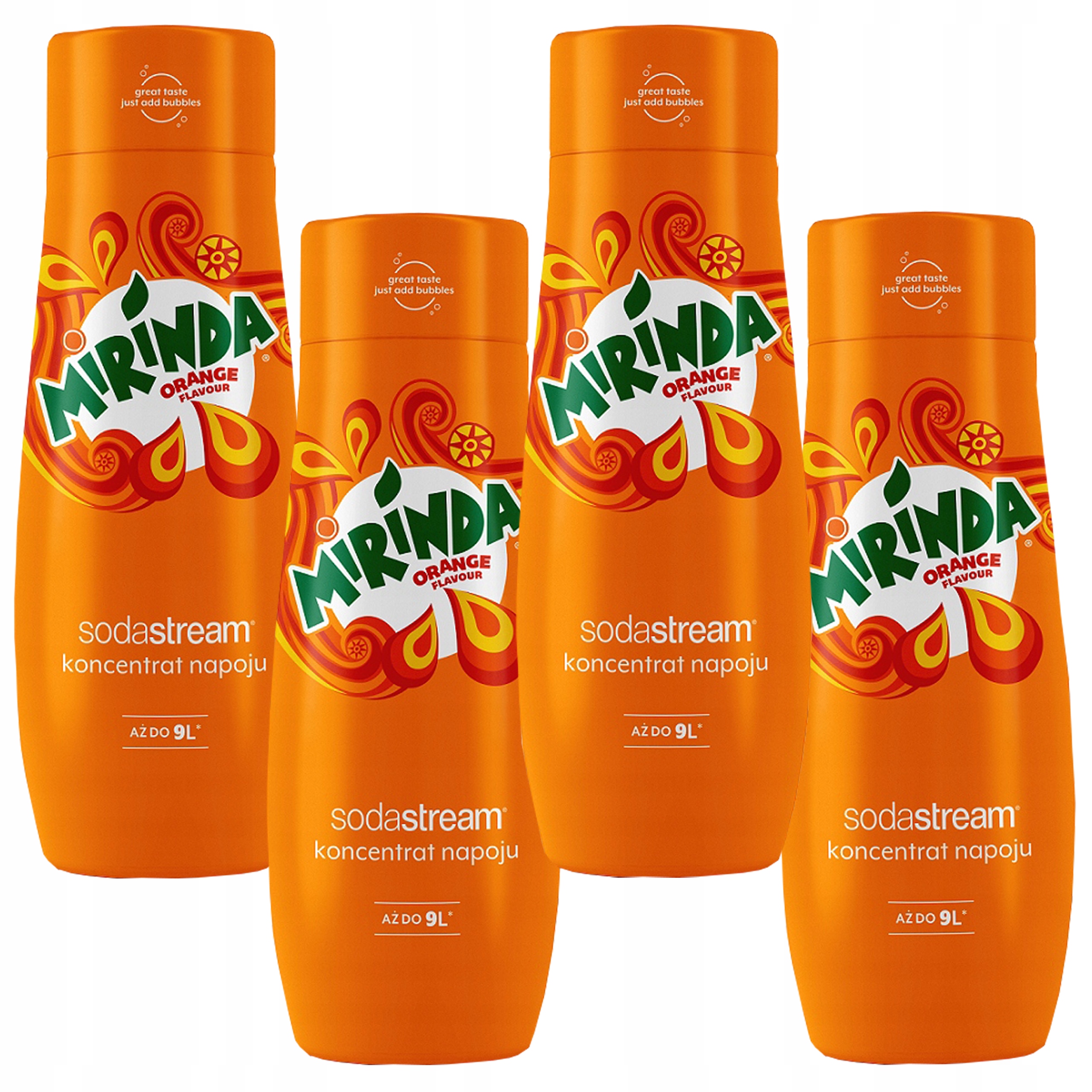

Syrop koncentrat SodaStream Mirinda 440ML 4 szt.