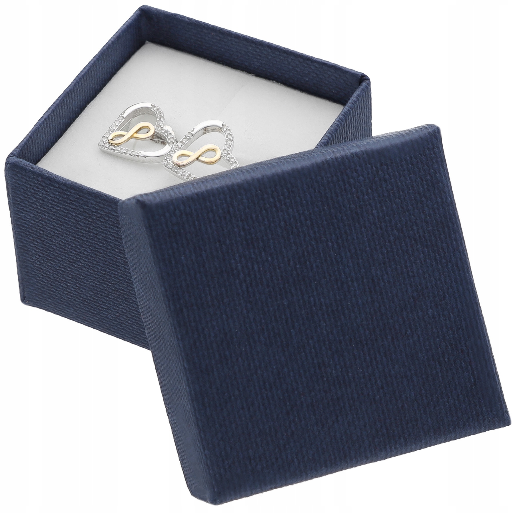 

Pudełko Na Kolczyki Pierścionek Niebieskie