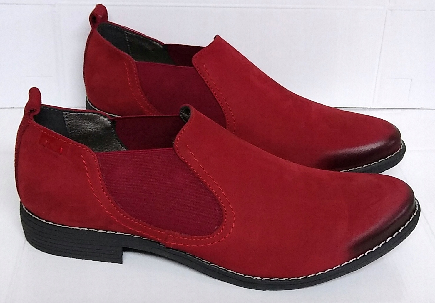 

UNI-122 Stylowe Wygodne Mokasyny Skóra Nat roz 37