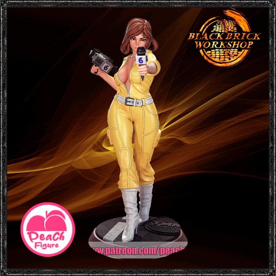 April O'neil Nevymalovaná figurka Měřítko 1/12 (150 mm) (sfw) 3D tisk