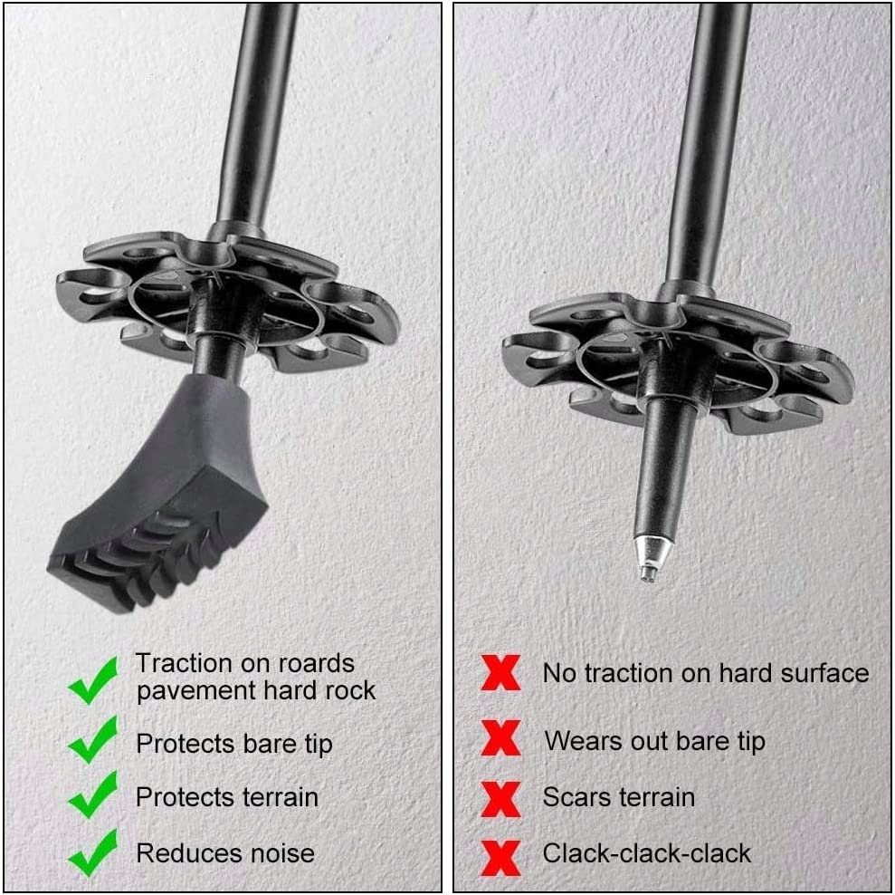 kijki do nordic walkingu, gumowe bufory, 10 sztuk Model dsz724