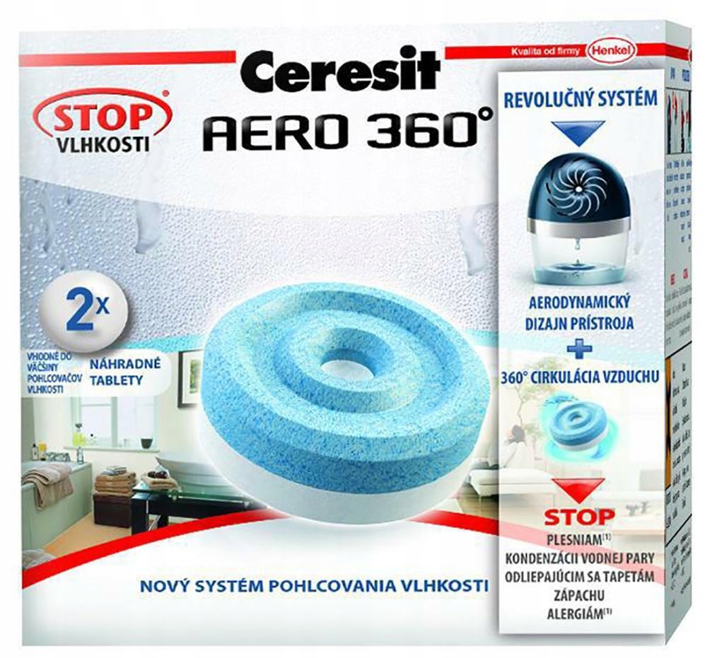 Levně Ceresit stop vlhkosti 2v1 náplň 2 x 450 g