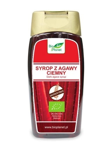 3x Bio Planet Tmavý bezlepkový sirup z agáve Bio 350 g (250 ml)