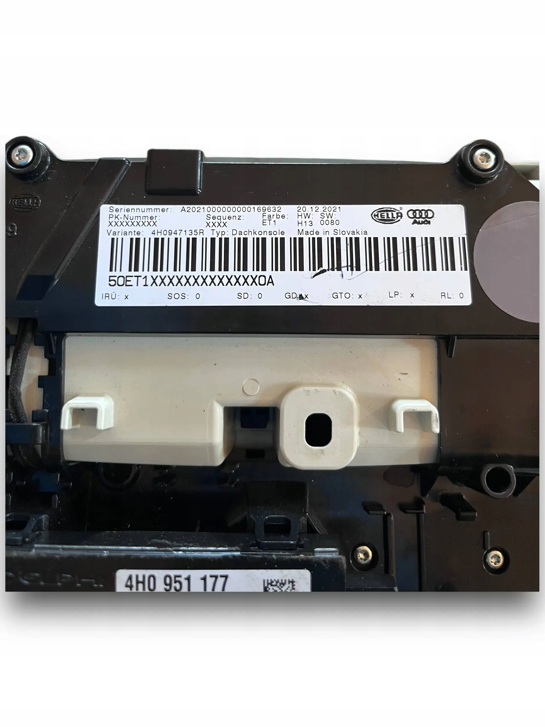 light POSUFITKI lighting cabs AUDI A8 D4 4H0951177 $J