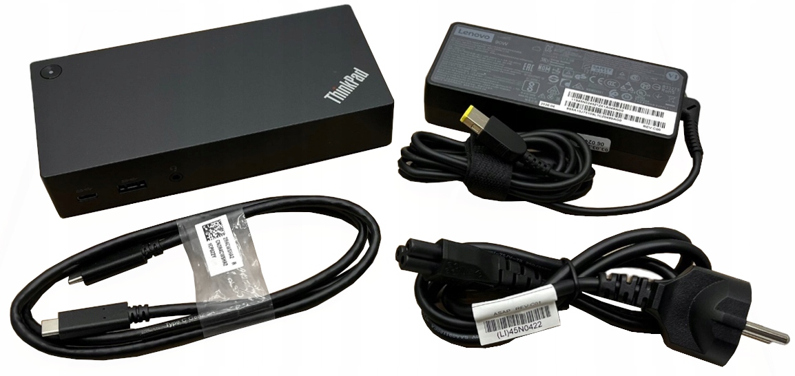 STACJA LENOVO THINKPAD USB-C 40A9 DK1633 + 90W Kod producenta 40A90090EU
