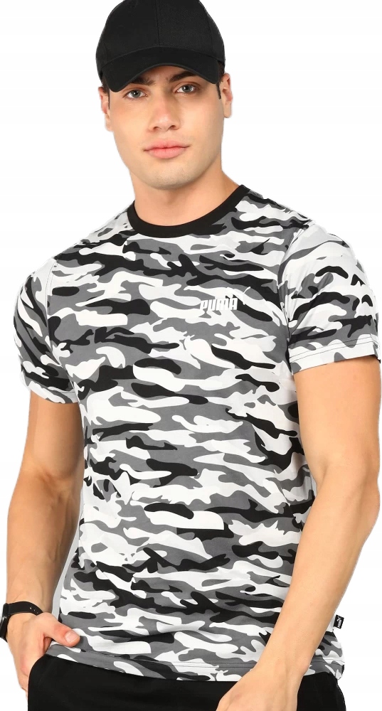 

Koszulka Męska Sportowa Camo T-shirt Moro Puma