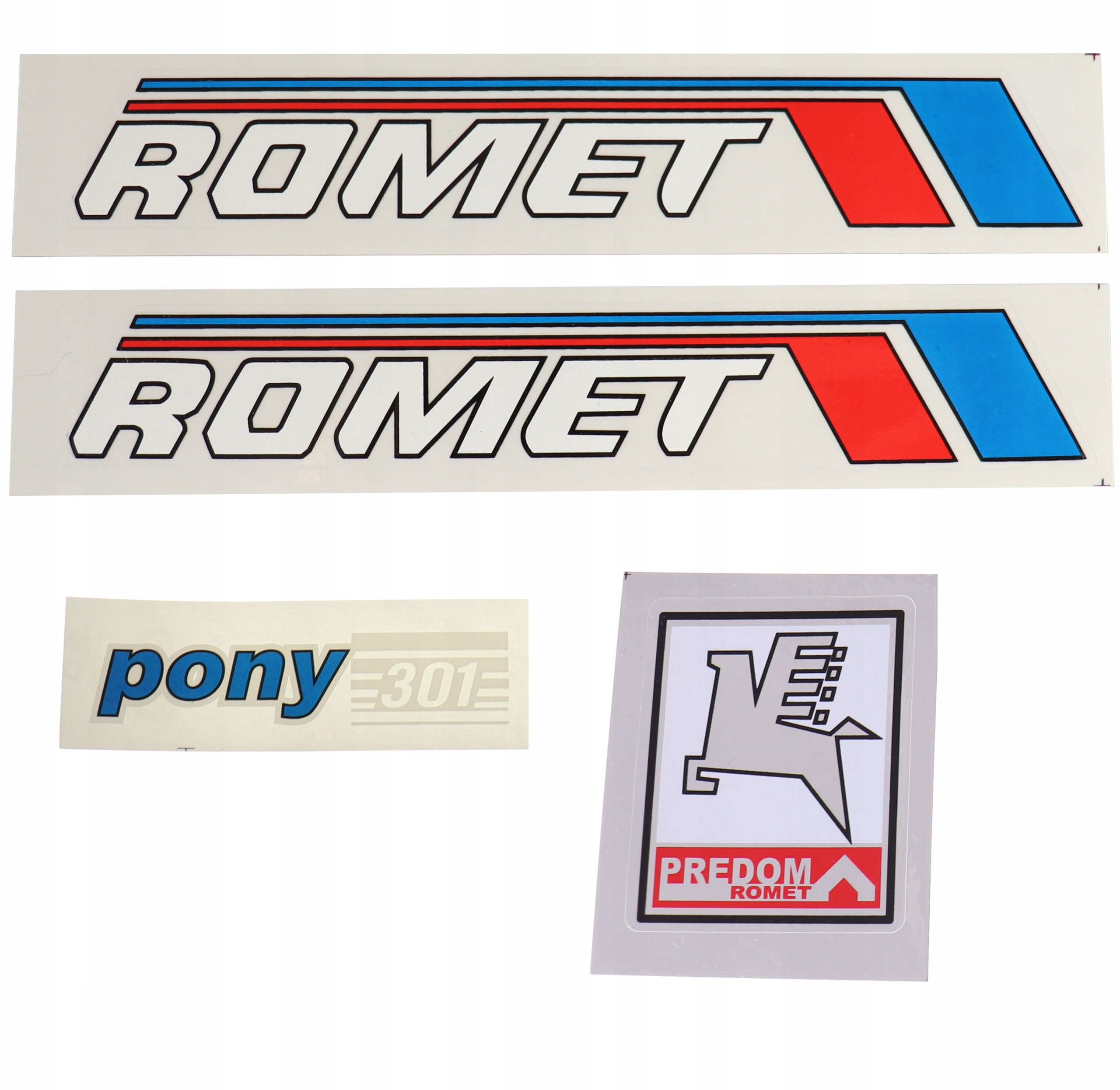 

Naklejka Naklejki Komplet Romet Motorynka Pony 301