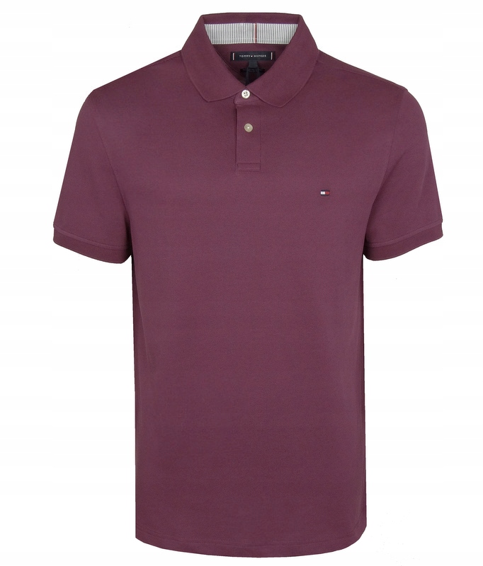 Tommy Hilfiger pánské polo, švestkové, M