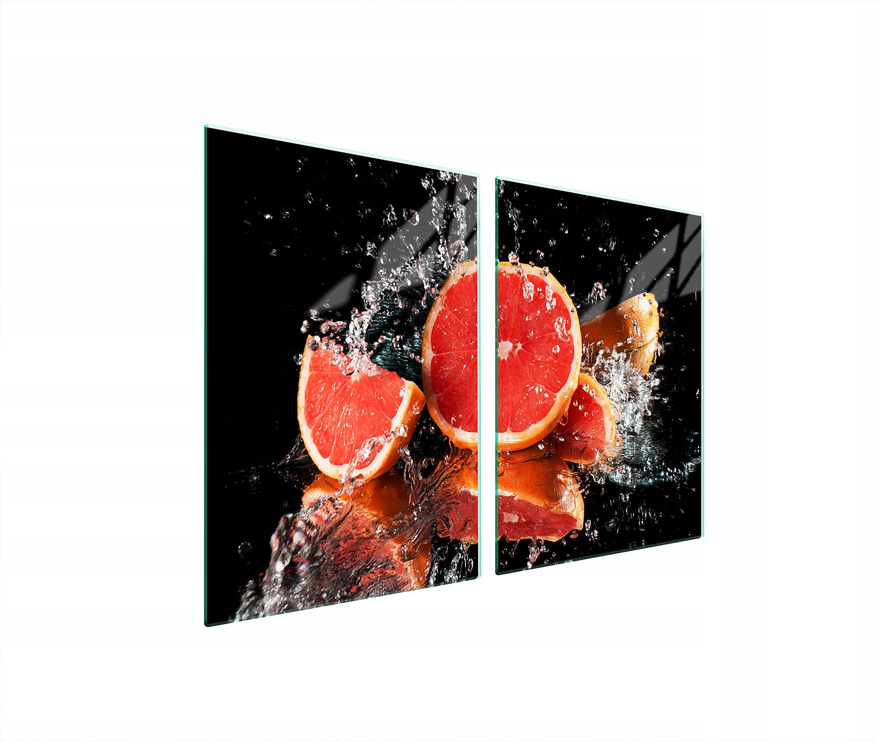 Skleněná Ochranná Deska Do Kuchyně 2x45x52 Grapefruit Tvrzené Sklo