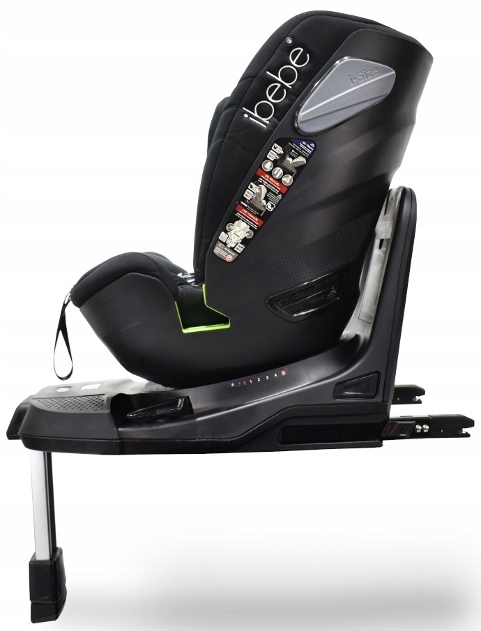 360 SAFE SEAT ibebe Obrotowy fotelik samochodowy 0-36 kg isofix - Black Stan opakowania oryginalne