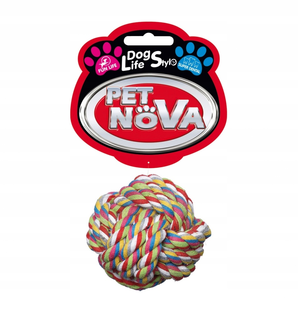 

MAS24 Piłka z sznurka Pet Nova Superdental 7,5 cm