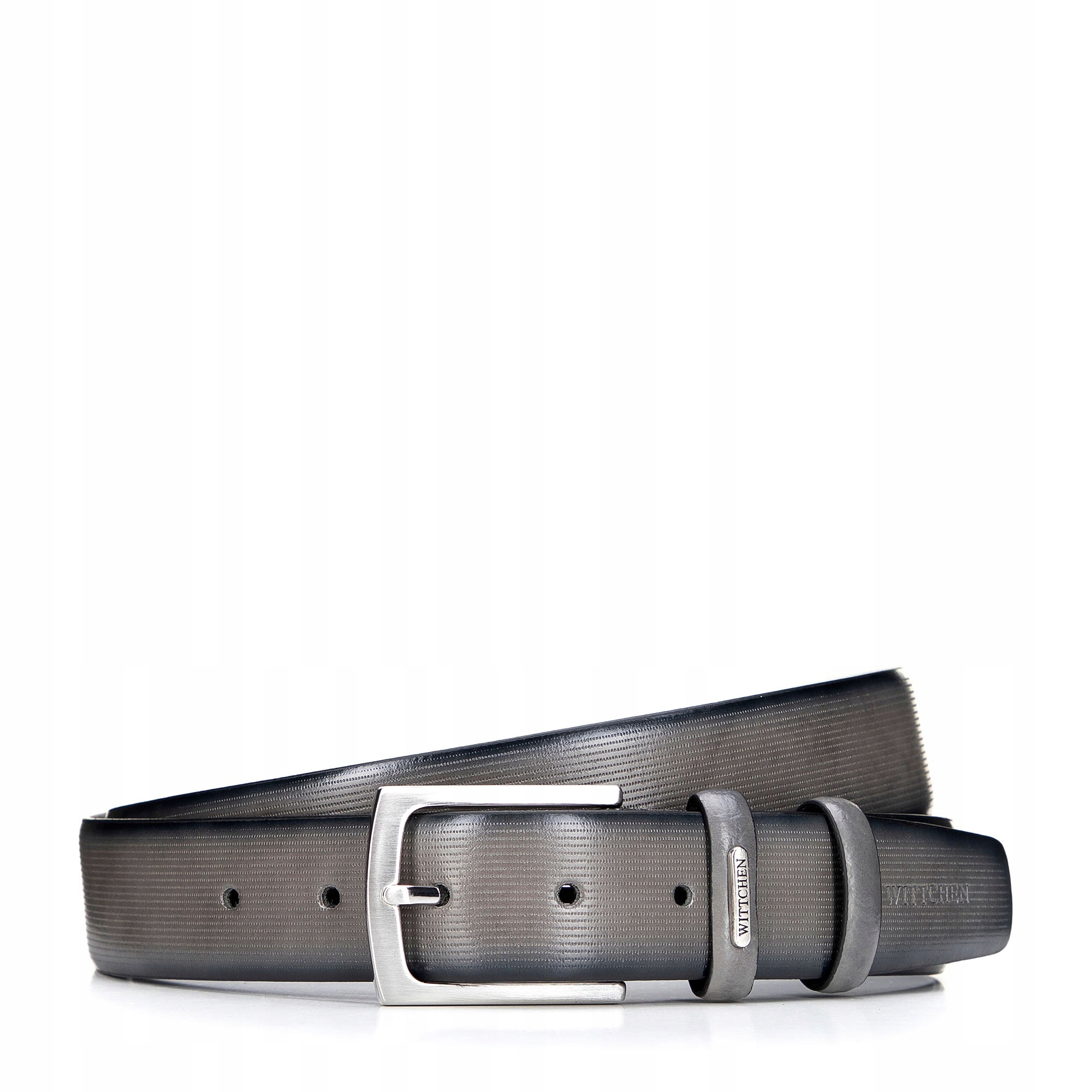 Wittchen klasický pánský pásek šedý 209-8-S