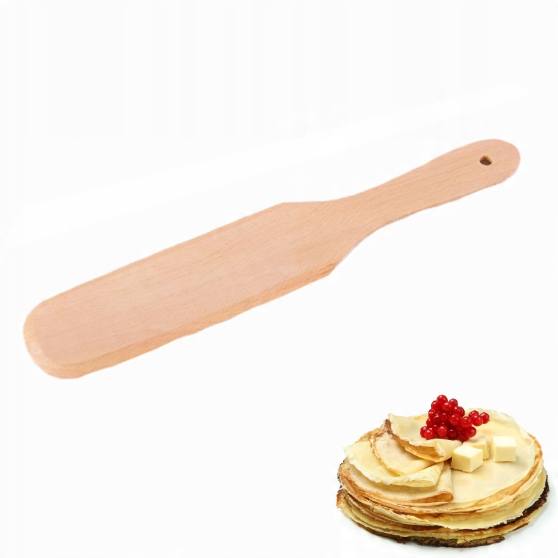 

Łopatka Do Naleśników Drewniana Długa Duża 30cm