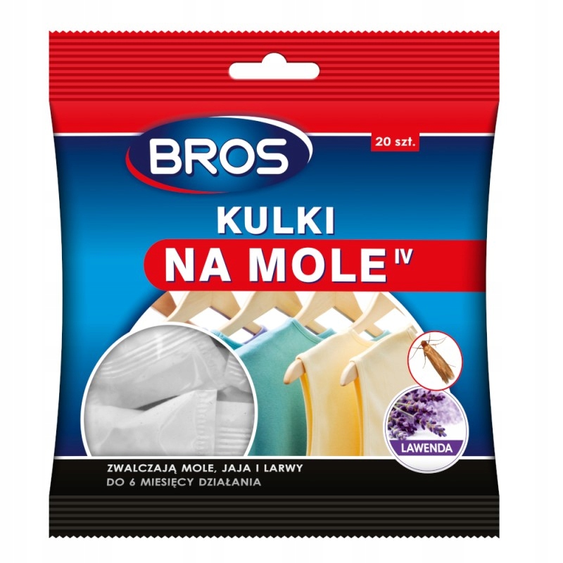 

Bros kulki na mole Usuwanie molo Lawenda 20s