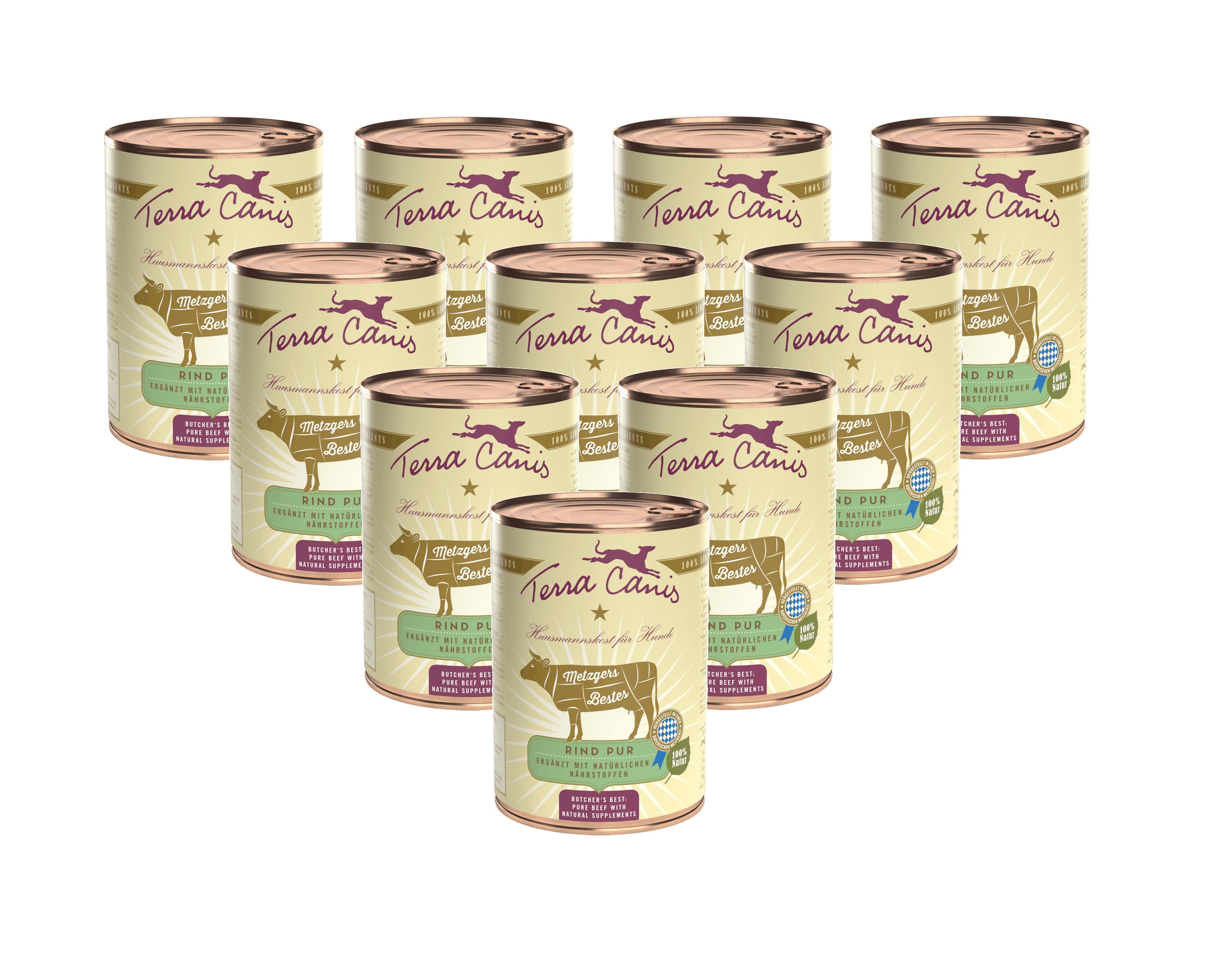 Terra Canis Pure Hovězí maso monobílkoviny 10x400 g