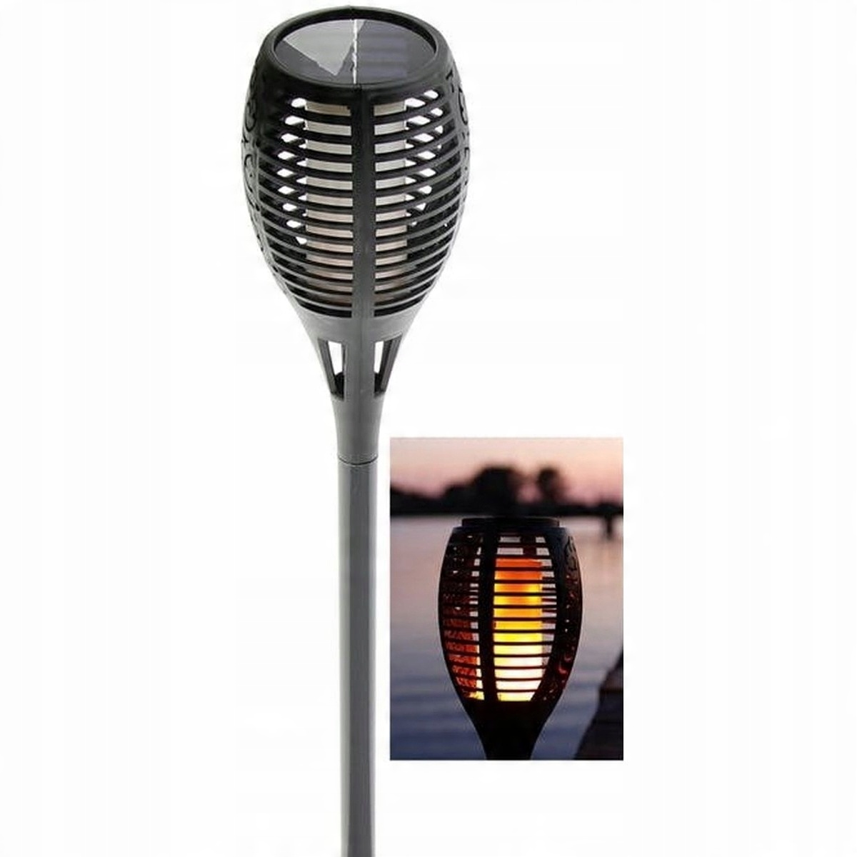 

Lampa Solarna Ogrodowa Led Pochodnia Płomień Ogień