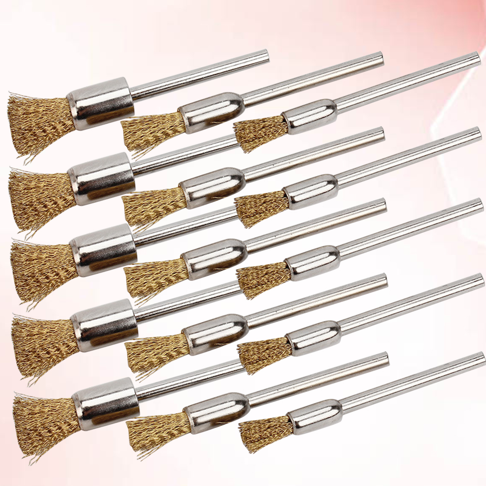 SZCZOTKA DO CZYSZCZENIA KOŃCÓWKI DRUTU STALOWEGO DO WIERTARKI 15 SZT Liczba elementów w zestawie 0 szt.