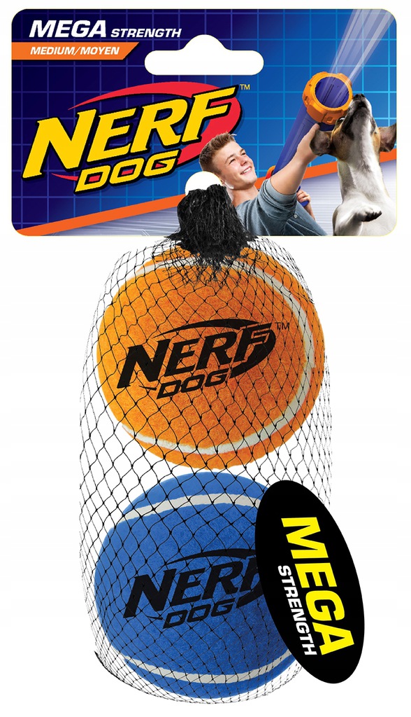 

Nerf 2 x Piłka Tenisowa Mega Strength 6,4 cm