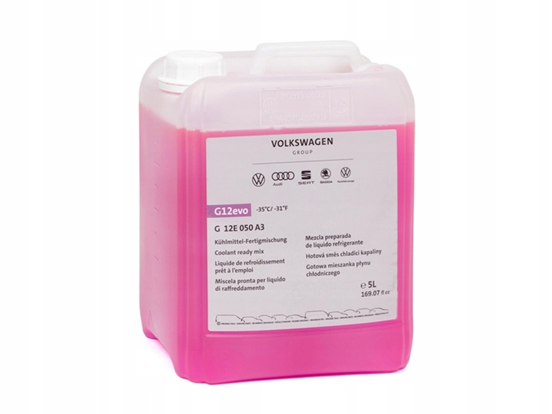 Volkswagen Oe Chladicí kapalina G12 Evo 5L Vw Audi Škoda Seat G12E050A3