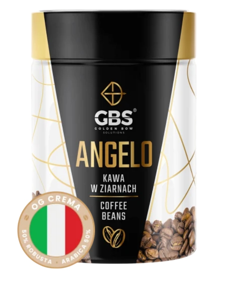 Levně Gbs Angelo Káva V Zrnech Gbs Zrnková Og Crema 600 g