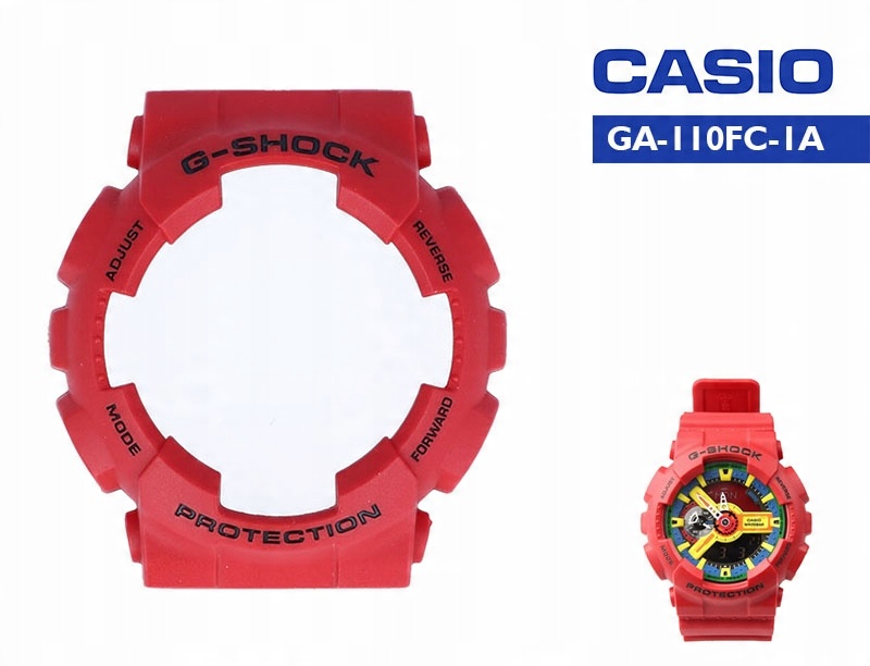 

Bezel do Casio GA-100 czerwony GA-100B 4A GA-110FC