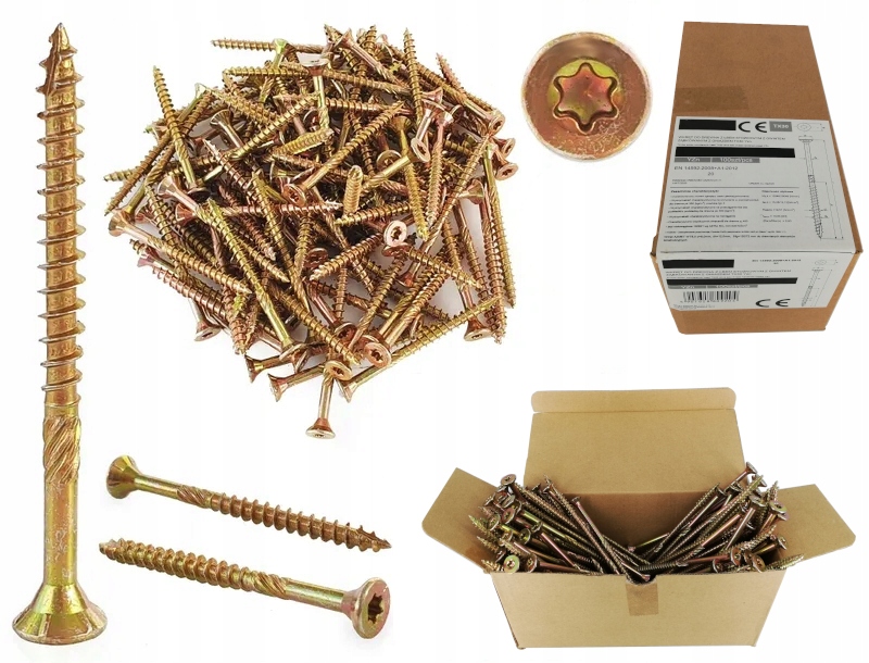 

Wkręty Ciesielskie Do Drewna 3x35 Torx 500 szt Az