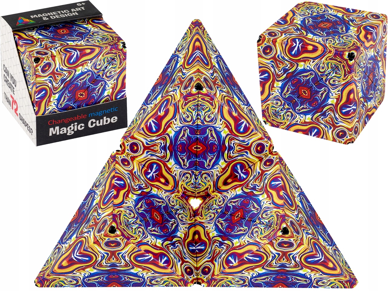

Magiczna Kostka Łamigłówka Układanka Magnetyczna