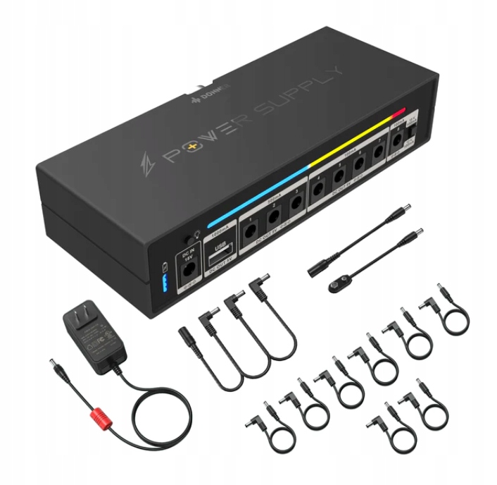 Zasilacz do efektów gitarowych Donner DP-X