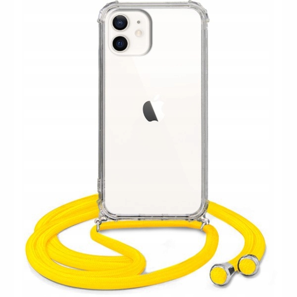 

Etui Crossbody do Iphone 12 Żółty Sznurek Ochronne