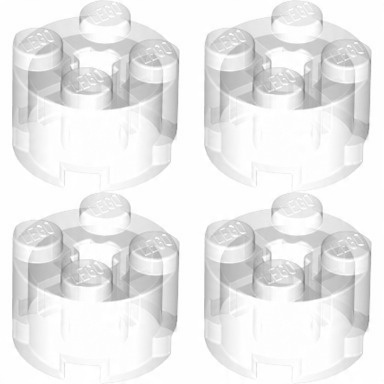 

Lego 3941 Klocek 2x2 przeźroczyst Nowy (5g) 4 szt.