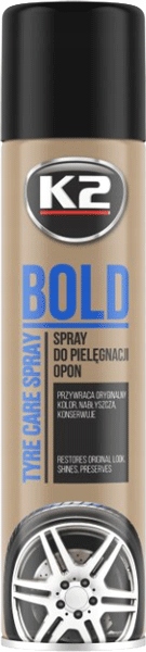 

K2 Bold do nabłyszczania opon 600ml spray K156