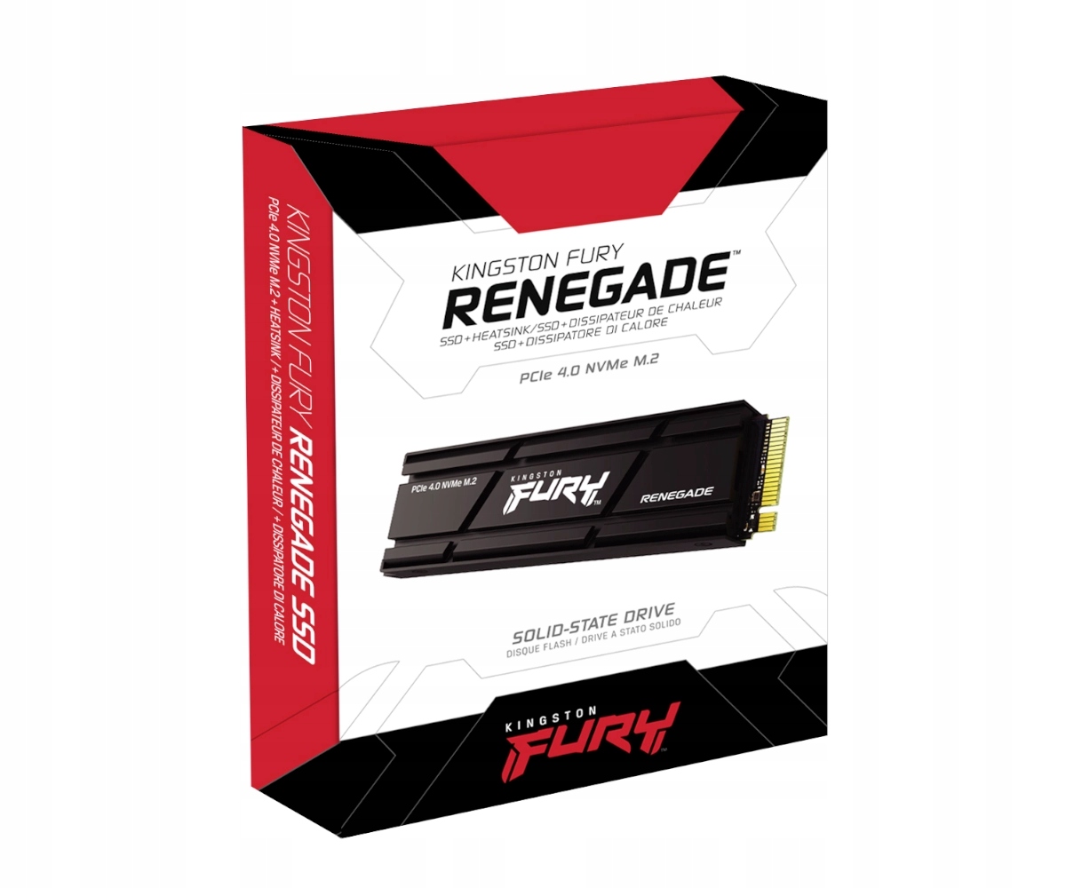 KINGSTON FURY Renegade 1TB SSD with Heatsink, M.2, PCIe 4.0 NVMe — 5
