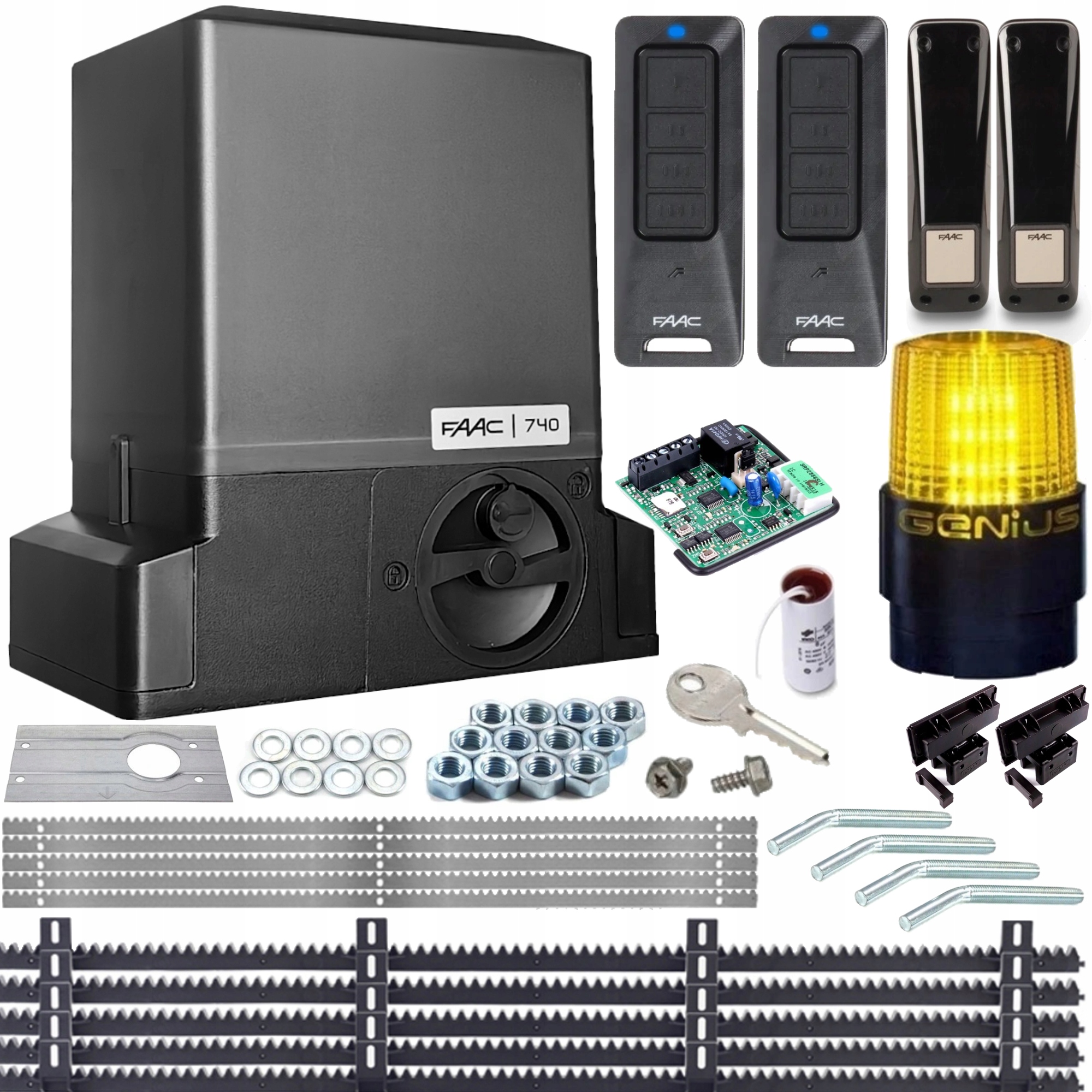 Sada Delta2 Faac 740 Ovladače Led lampa Lišty