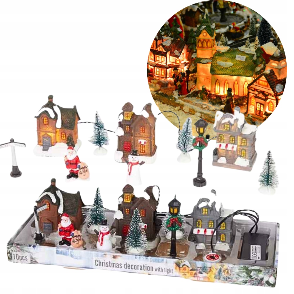 WIOSKA ŚWIĄTECZNA MAGIC VILLAGE BAŁWAN MIKOŁAJ VALLEY MAIN