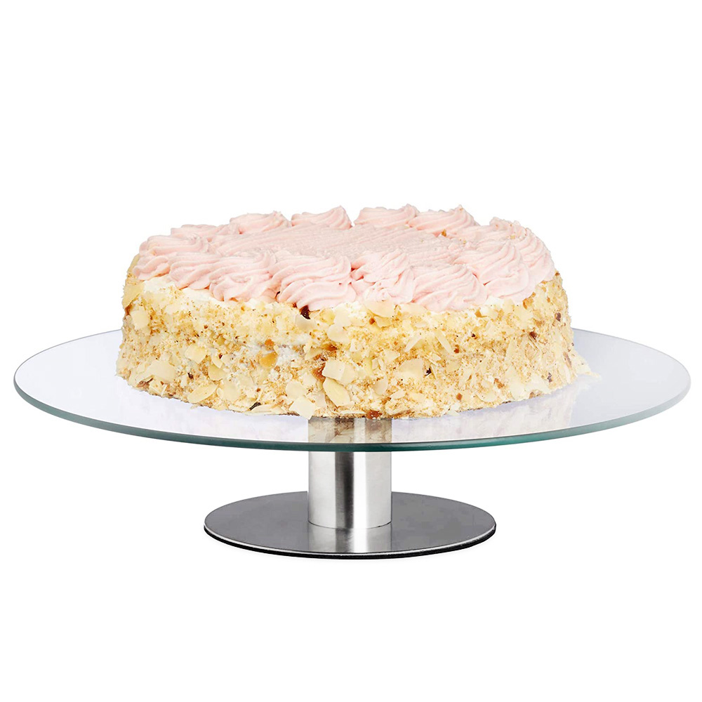 

Obrotowa Patera Szklana Na Nóżce Na Ciasto Tort