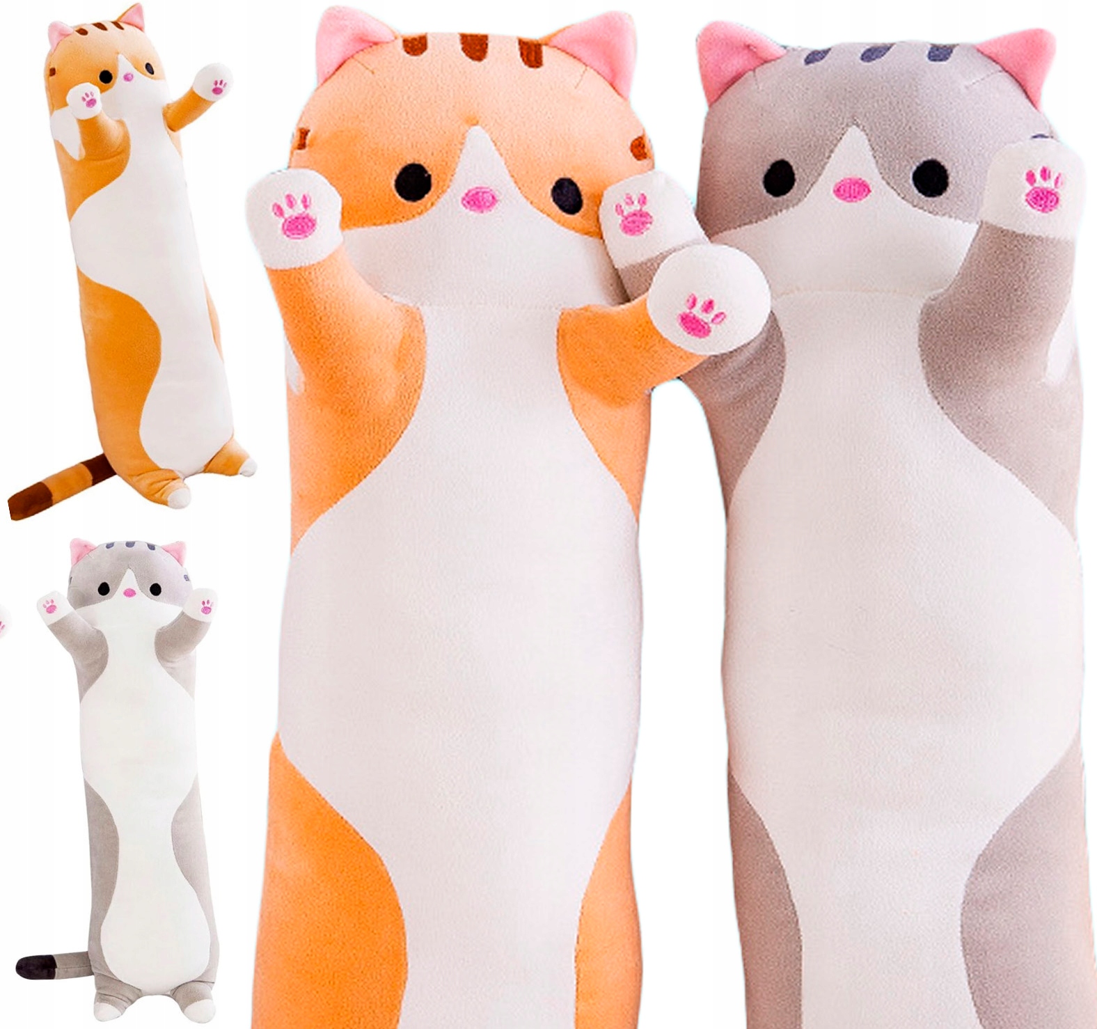 

Długi kot Kotek poduszka Maskotka cat Pluszak 70cm