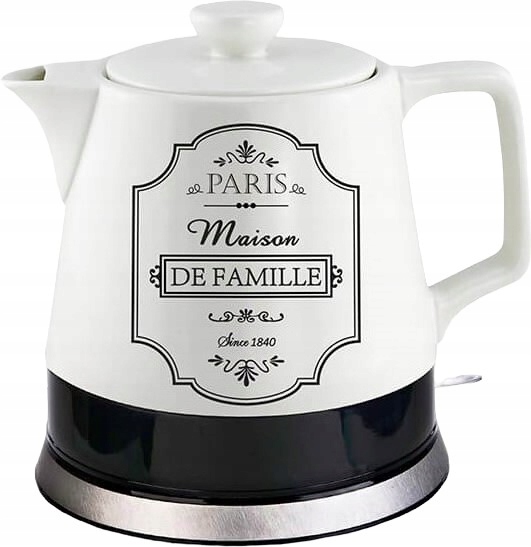 Ceramiczny czajnik elektryczny 'paris Maison' 1,0l 1200W