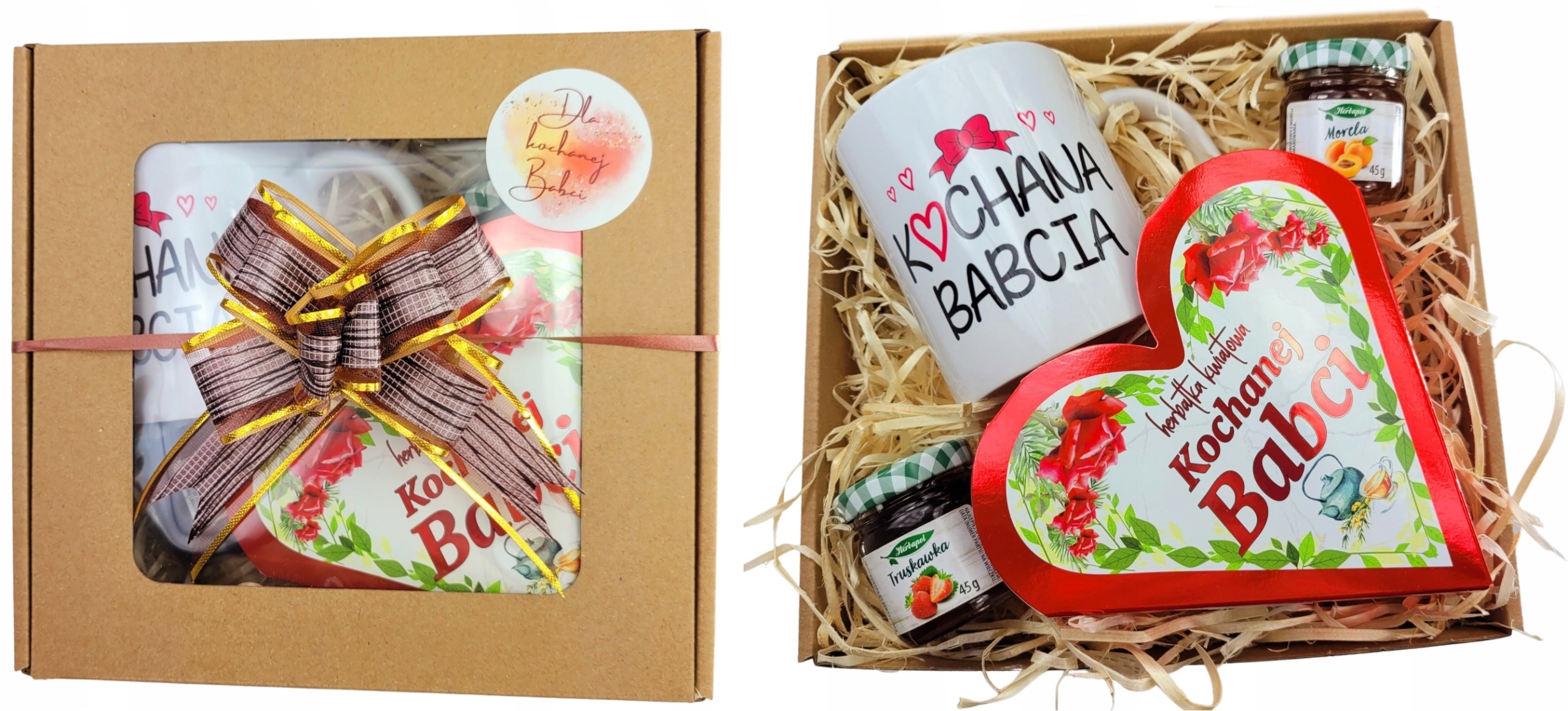 Levně Box Hrnek Čaj Džem Den Prarodičů Dárek