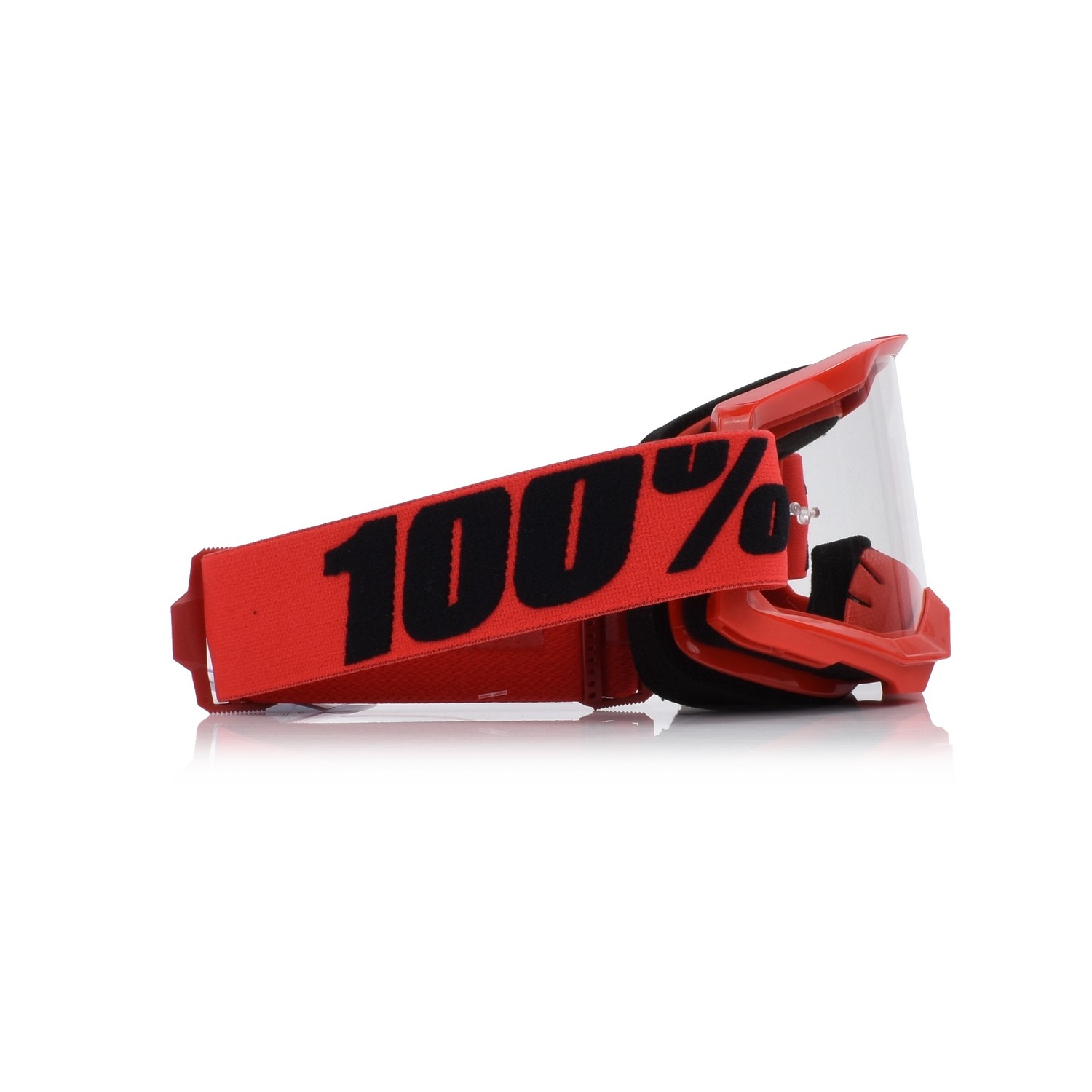 Gogle 100% STRATA 2 RED Szyba Przezroczysta Anti Producent inny