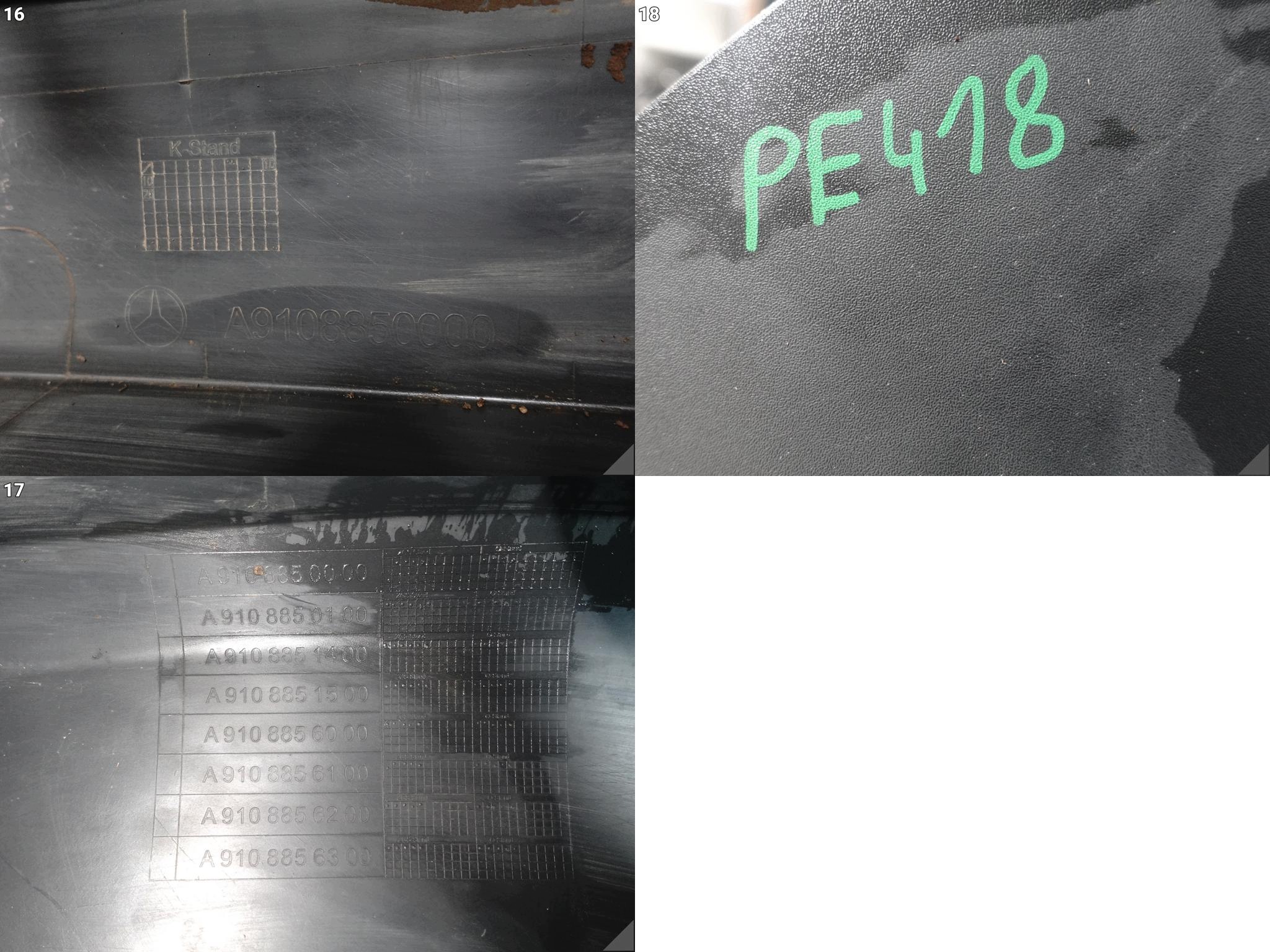 MERCEDES SPRINTER W907/W910 Paraurti BUMPER Anteriore 18- senza PDC e HALOGENOW