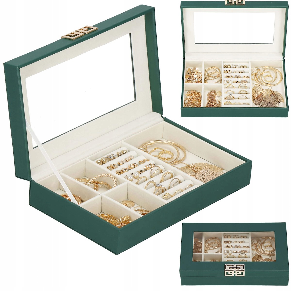 

Kuferek Szkatułka Na Biżuterię Organizer