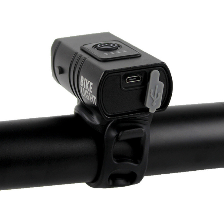 MOCNA LAMPKA ROWEROWA PRZEDNIA TYLNA LED WODOODPORNA AKUMULATOR USB ZESTAW Zasilanie USB